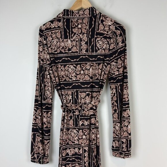 Tommy Hilfiger Long Sleeve Jersey Collar Midi Shirt Dress - Picture 6 of 10